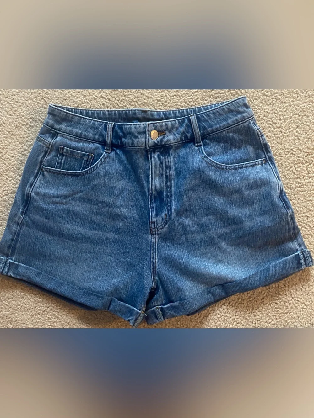 HALARA Blue Denim Jean Shorts